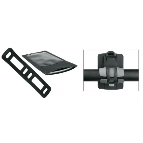 Soporte Smartphone SKS Smartboy negro plástico incl. bolsa