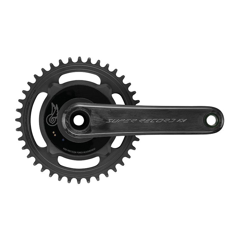 JUEGO DE BIELAS POTENCIOMETRO CAMPAGNOLO SUPER RECORD X 175 mm 1x13V CARBONO NEGRO