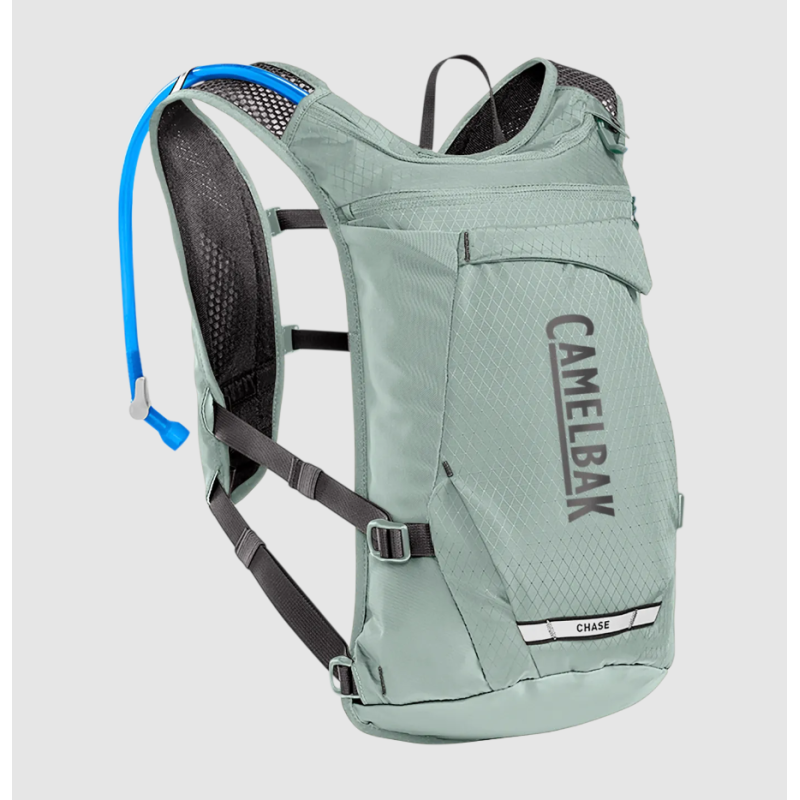 mochila de hidratacion camelbak CHASE ADVENTURE 8 VEST 70OZ, SILVER MIST