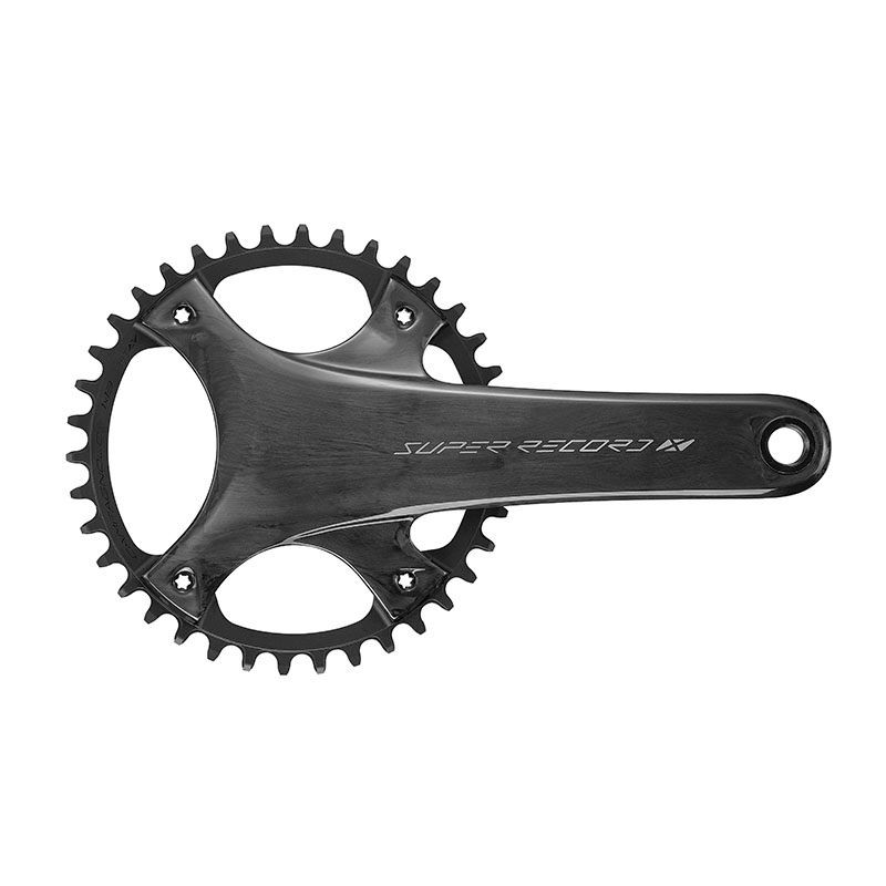 JUEGO DE BIELAS CAMPAGNOLO SUPER RECORD X 170 mm 1x13V CARBONO NEGRO