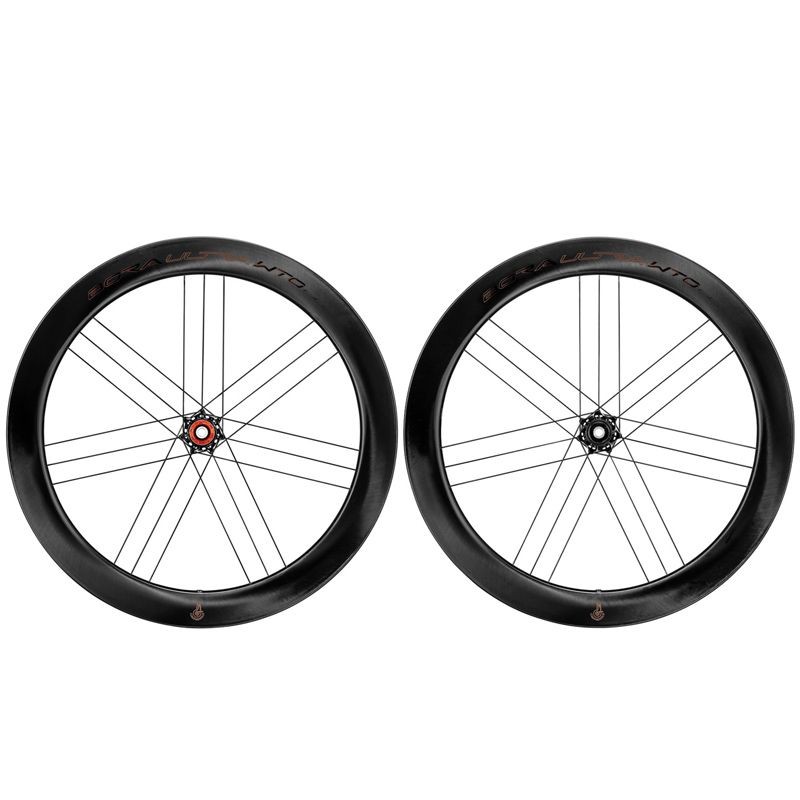 JUEGO DE RUEDAS CAMPAGNOLO BORA WTO ULTRA 60 DISCO CENTERLOCK 2WF N3W EDICION LIMITADA NEGRO CROMO