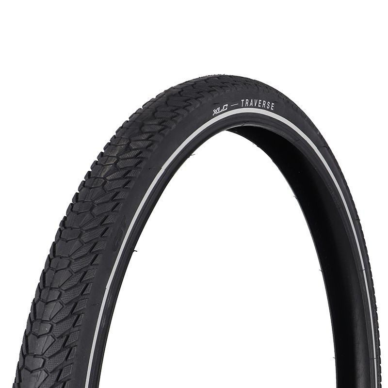CUBIERTA XLC TRAVERSE VT-T45 28x2.15 RIGIDA NEGRO REFLECTANTE 55-622