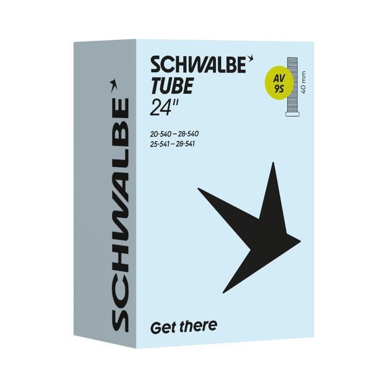 CAMARA SCHWALBE AV9S 24x1.00-1.10 VALVULA STANDARD 40 mm 20/28-540