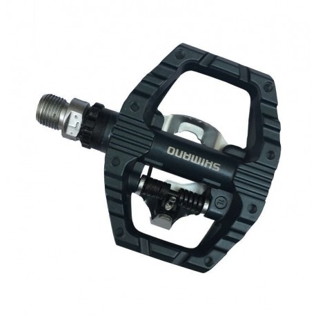 Pedales-Touring-SPD Shimano PD-EH 500 negro unilateral