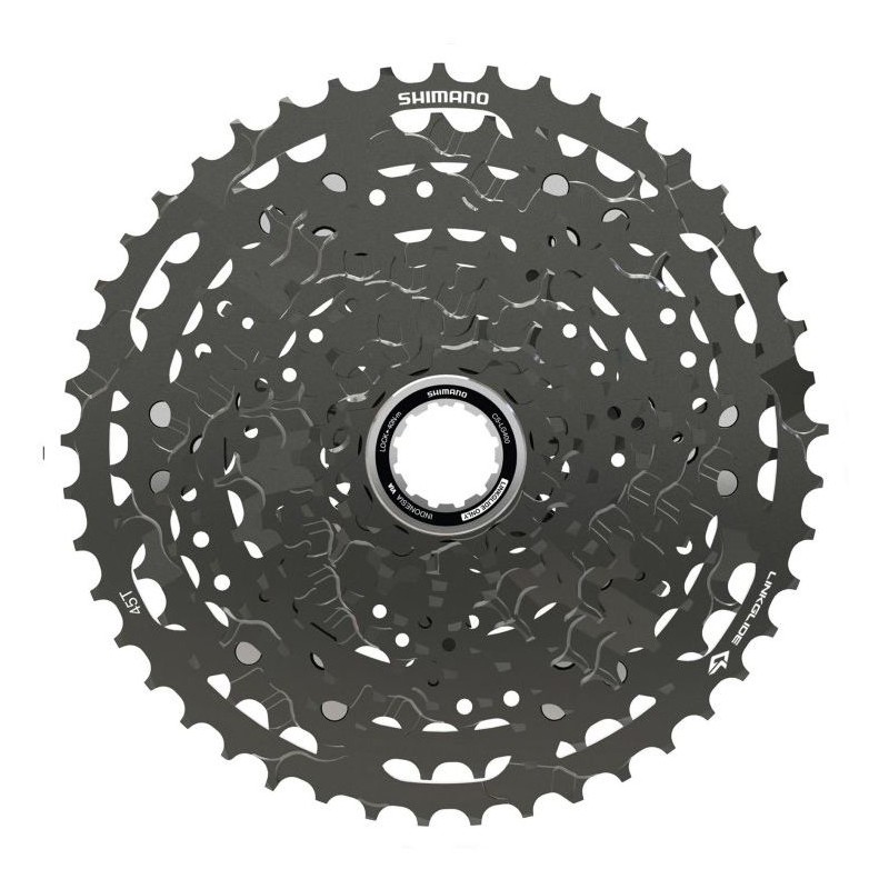 CASSETTE SHIMANO CS-LG400-11 LINKGLIDE 11V ACERO NEGRO (11-45)