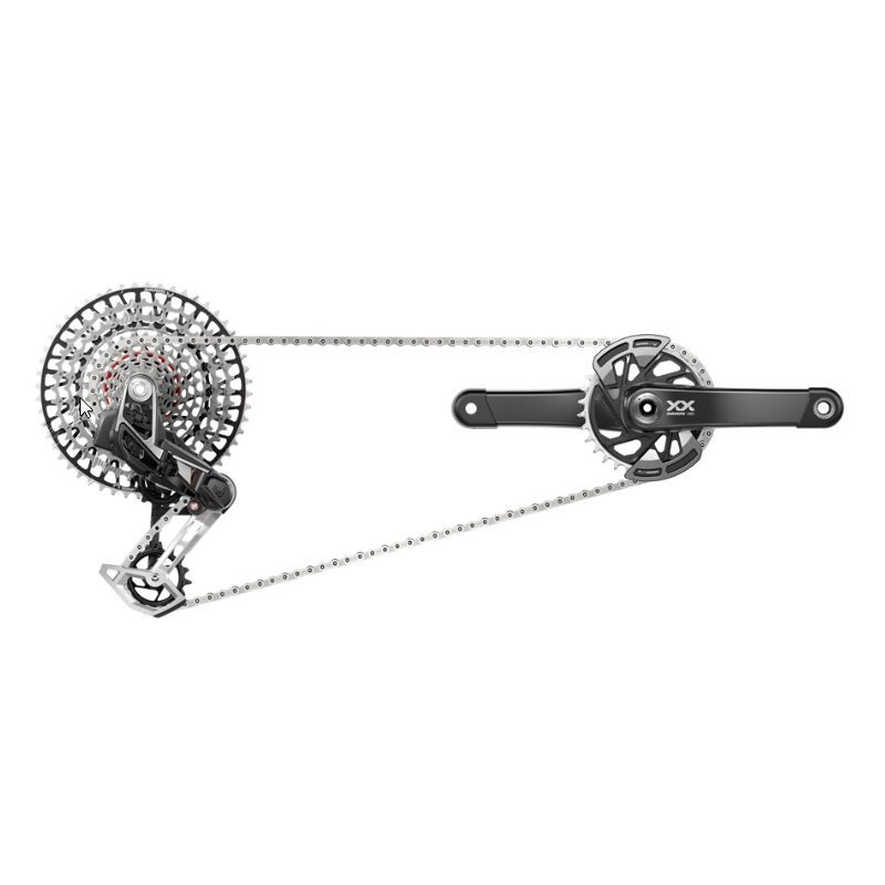GRUPO ELECTRONICO POTENCIOMETRO SRAM XX T-TYPE EAGLE TRANSMISSION AXS DUB DM 175 mm 32D (10-52)