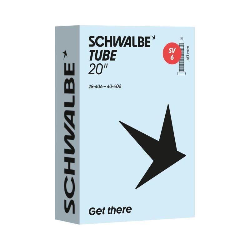 CAMARA SCHWALBE SV6 20x1.10-1.75 VALVULA PRESTA 40 mm (54/75-584)