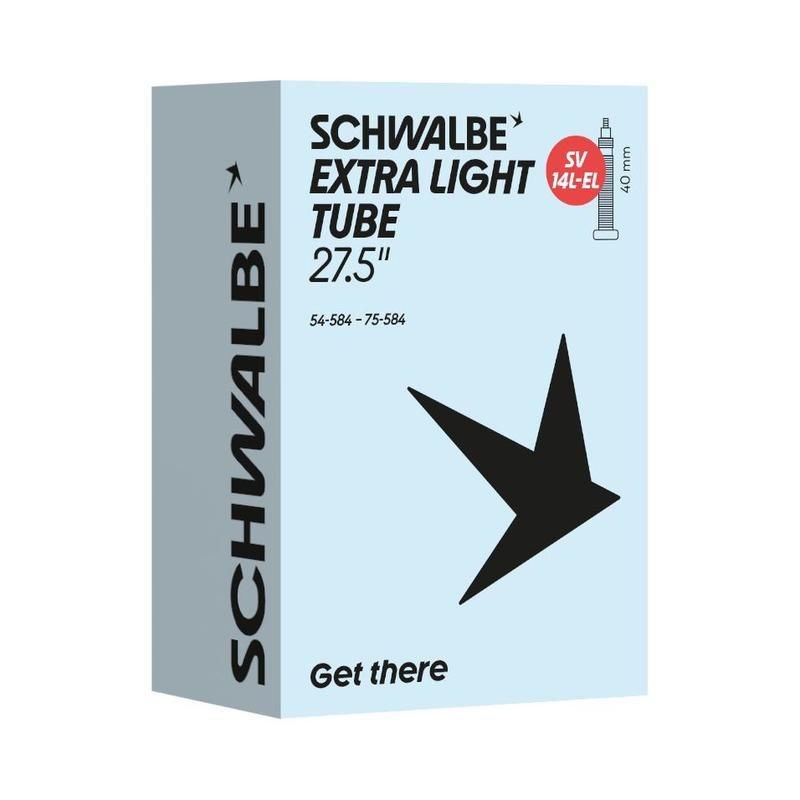 CAMARA SCHWALBE SV14L EXTRA LIGHT 27.5x2.10-3.00 VALVULA PRESTA 40 mm (54/75-584)