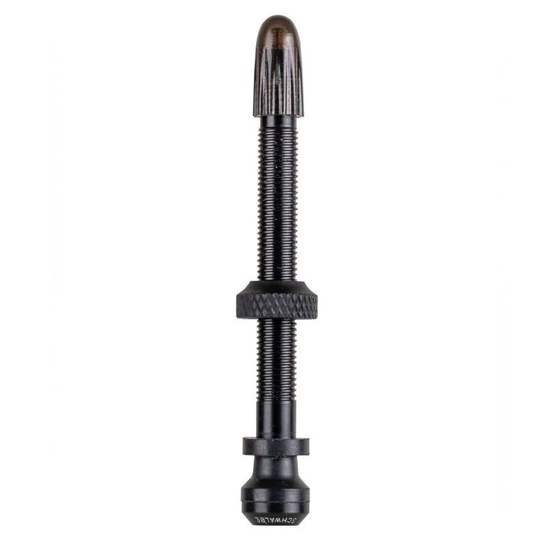 JUEGO VALVULAS SCHWALBE TUBELESS 60 mm ALUMINIO NEGRO