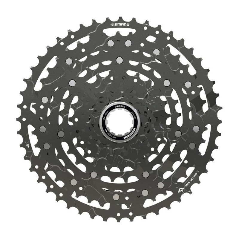 CASSETTE SHIMANO CS-LG400-10 LINKGLIDE 10V ACERO NEGRO (11-48)