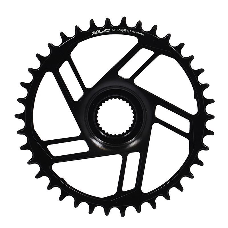 PLATO E-BIKE XLC CR-E15 DIRECT MOUNT 36D 52 mm PARA BOSCH BDU-38 9-12V ACERO NEGRO