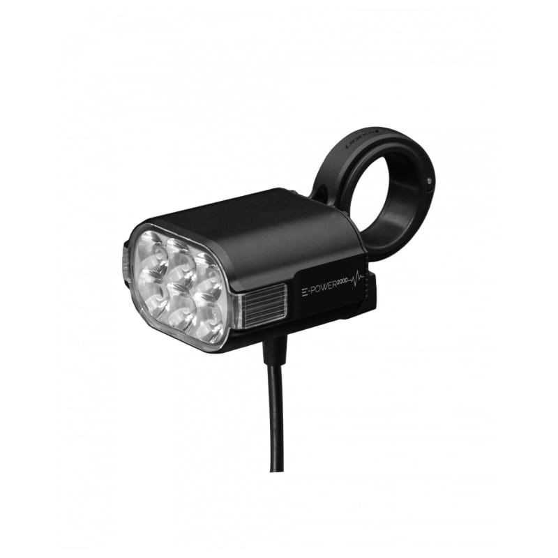 LUZ DELANTERA E-BIKE MOON E-POWER 2000 NEGRO (NO INCLUYE CABLE E-BIKE)