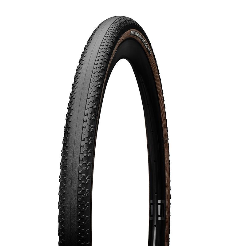 CUBIERTA HUTCHINSON TOUAREG RACE GRIDSKIN 700x40 MACH TREAD 3.0 TUBELESS READY PLE.NEG/MARRON 40-622