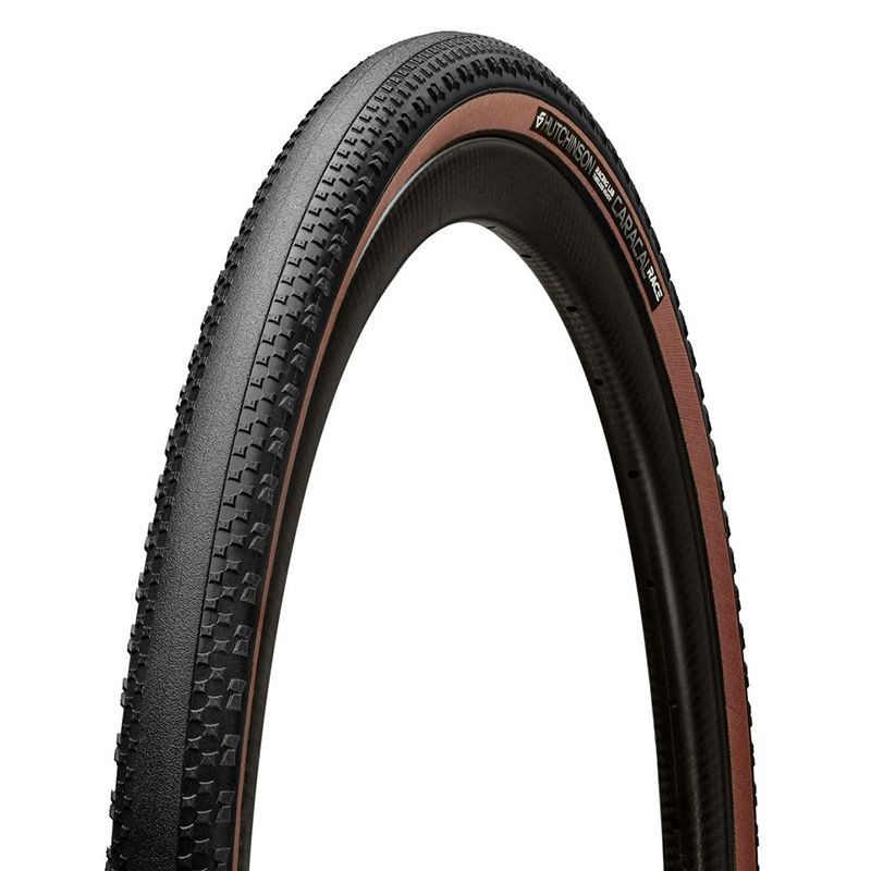 CUBIERTA HUTCHINSON CARACAL RACE 700x50 MACH TREAD 3.0 TUBELESS READY PLEGABLE NEGRO/MARRON 50-622