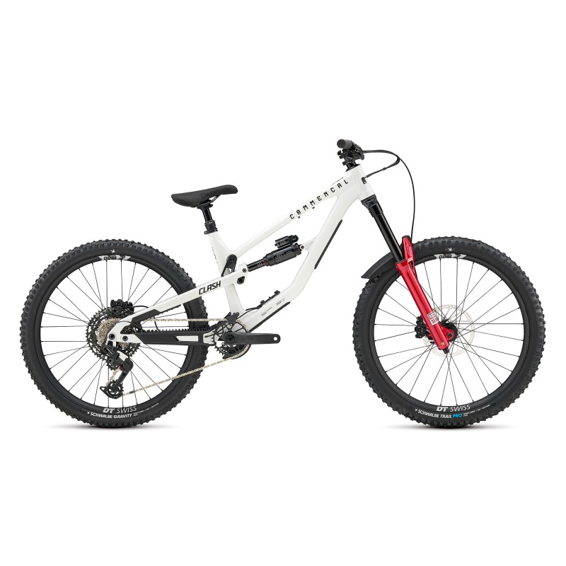BICICLETA DE DOBLE SUSPENSIÓN COMMENCAL CLASH V3 ROCKSHOX PURE WHITE 2027