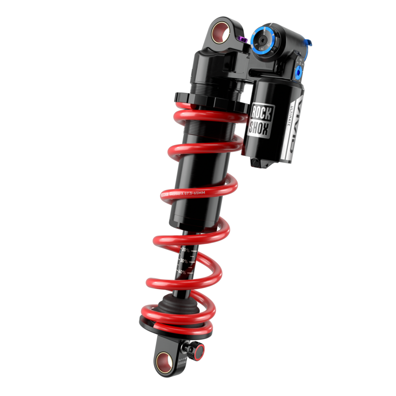 AMORTIGUADOR ROCKSHOX VIVID COIL ULTIMATE DH RC2 (225X75) STANDARD TRUNNION D1
