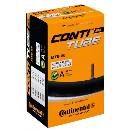 Cámara Continental MTB 26 26x1.75/2.50" 47/62-559 AV 40mm