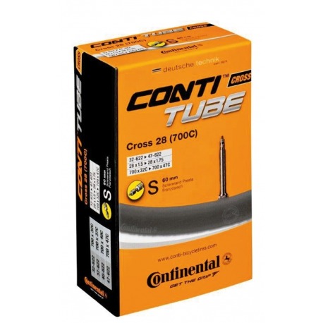 CAMARA CONTINENTAL CROSS 700x32-47 VALVULA PRESTA 60 mm (32/47-622)