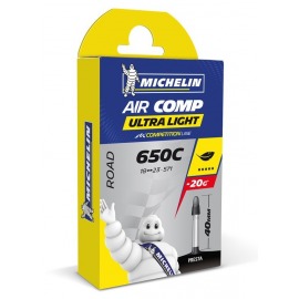 Cámara Michelin B1 Aircomp Ultralight 26" 18/23-571, VP 40 mm