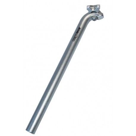 soporte de sillín patent. 28,6mm plata 400 mm aluminio