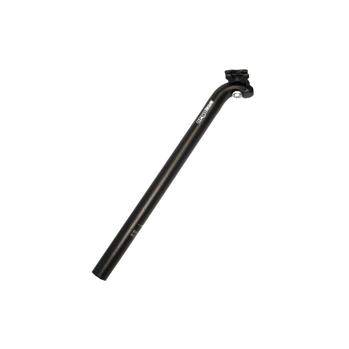 Tija sillín negro 31,4 mm, 400 mm aluminio