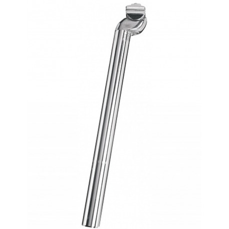 soporte de sillín Patent, aluminio Ø 26,2 mm, longitud 350 mm, plata