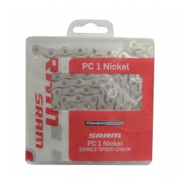 Cadena Sram PC 1 Nickel 114 eslabones 1/2 x 1/8