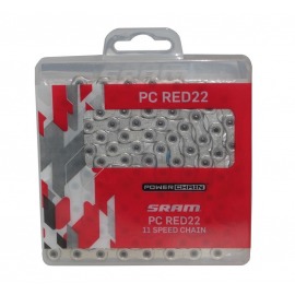 Cadena Sram PC Red22 Hollowpin 114 eslabones 11-v. con Power-Lock