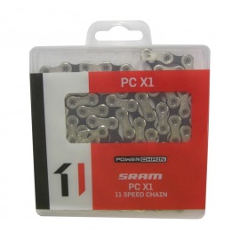 Cadena Sram PCX1 SolidPin 118 eslabones 11-v. c. Power-Lock speed