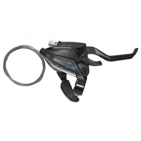 Maneta F+C Shimano ST-EF 500 2-dedos 8-v. derecho V-Brake 2050mm negro