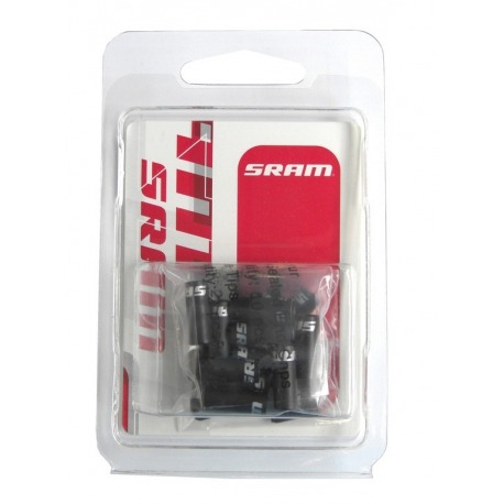 Topes  Sram negros (10x4mm + 6x5mm + 4x Cable Tip)