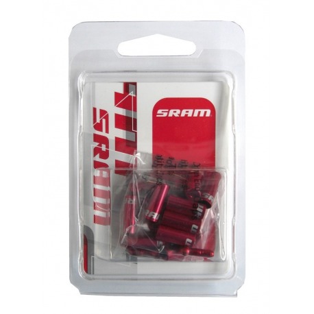 Topes  Sram rojos (10x4mm + 6x5mm + 4x Cable Tip)