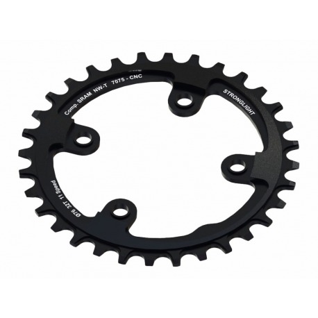 Plato Stronglight MTB Sram 1x11 para  XX1 4-brazos 36d con rosca negro