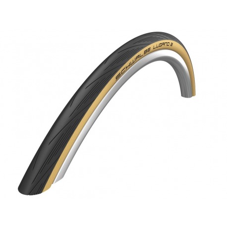 CUBIERTA SCHWALBE LUGANO II 700x25 K-GUARD RIGIDA NEGRO/MARRON 25-622