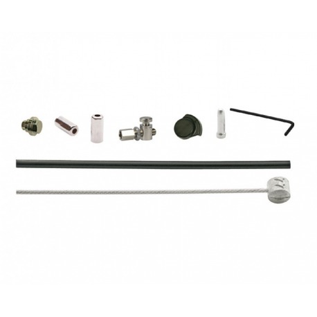 Kit cable de freno para freno tambor XLC 1700/2350mm 1 boquilla negro