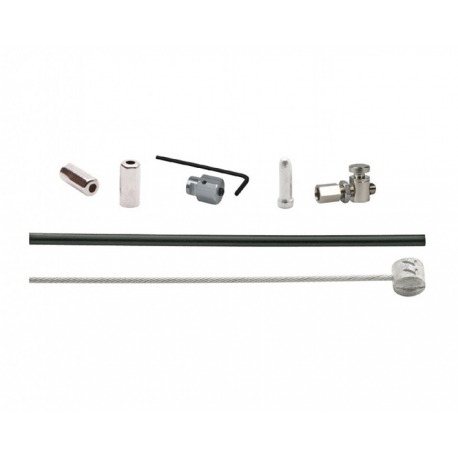 Kit cable de freno para freno tambor XLC 1700/2350mm 1 boquilla negro