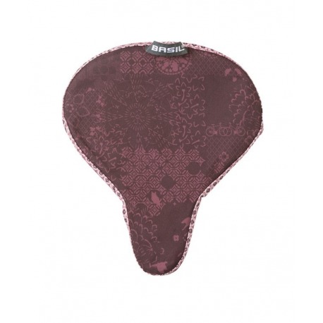 Funda para sillín Basil Boheme saddle cover, fig red