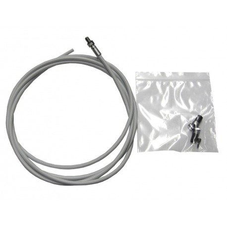 Cable freno discos Kit Avid blanco p.Elixir 5/R/CR/X0/CR Mag inox. 2000mm