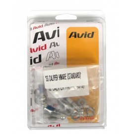 Set tornillos Avid para frenos de disco Acero inox.incl. pastillas(CPS&Standard)
