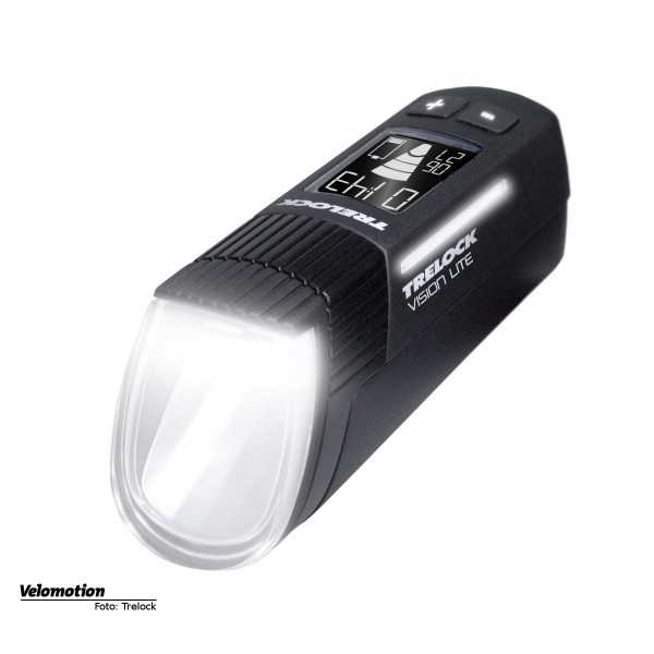 Set luces LED a batería Tre. I-go Vision LS 660/740  negro con soporte