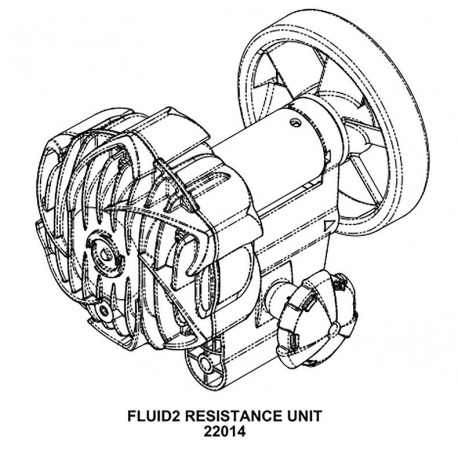 Unidad de resistencia Cycle Ops para Fluid²