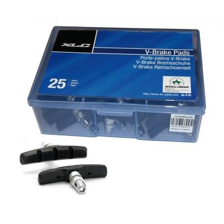 zapata de feno XLC para V-Brake BS-V01 embalaje OEM 25 pares 70 mm PVP por set