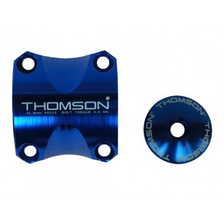 Kit abrazadera manillar  Thomson Elite X4 MTB 31,8 azul