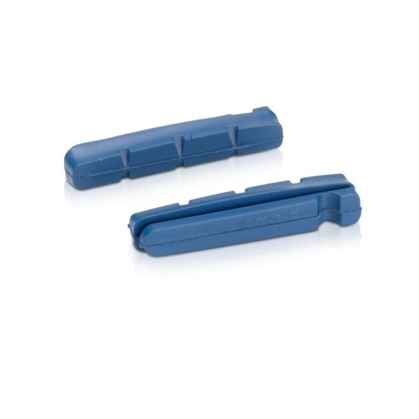 XLC goma zapata de recambio BS-X16 4 por Set, 50mm, plata/azul para Carbon