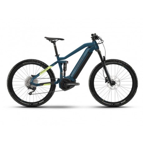 Bicicleta Electrica doble suspension 27 5" Haibike FullSeven 5 i500Wh 11-G Deore blue/canary 2021