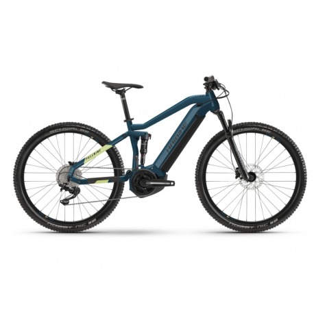 Bicicleta Electrica doble suspension 29" Haibike FullNine 5 i500Wh 11-G Deore blue/canary 2021