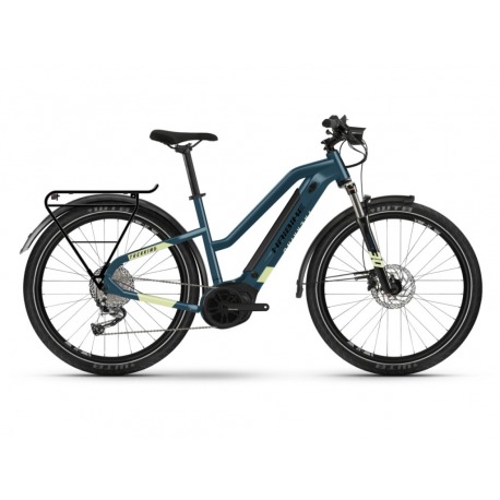 Bicicleta Electrica Haibike Trekking 5 Trapez blue/canary 2022