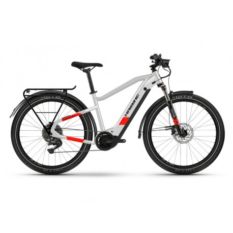 Bicicleta Electrica Haibike Trekking 7 Unisex cool grey/red matte 2022