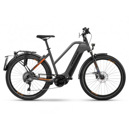 Bicicleta Electrica Haibike Trekking S 10 Trapez titan/lava matte 2022