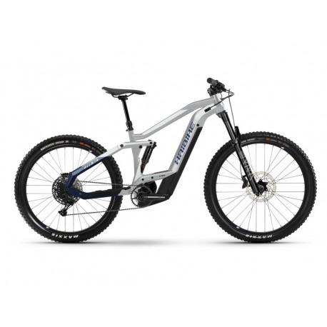 Bicicleta Electrica doble suspension Haibike AllMtn 3 i625Wh 12-G SX Eagle sparkling white/blue 2021